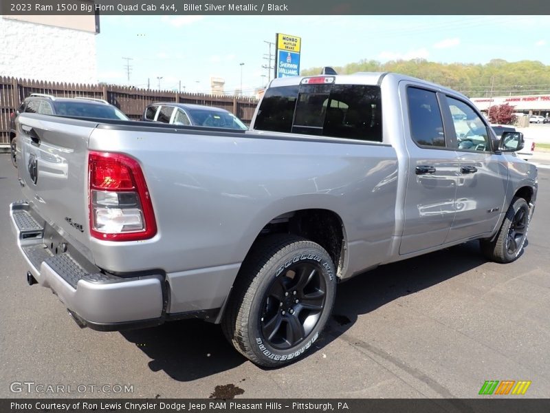 Billet Silver Metallic / Black 2023 Ram 1500 Big Horn Quad Cab 4x4