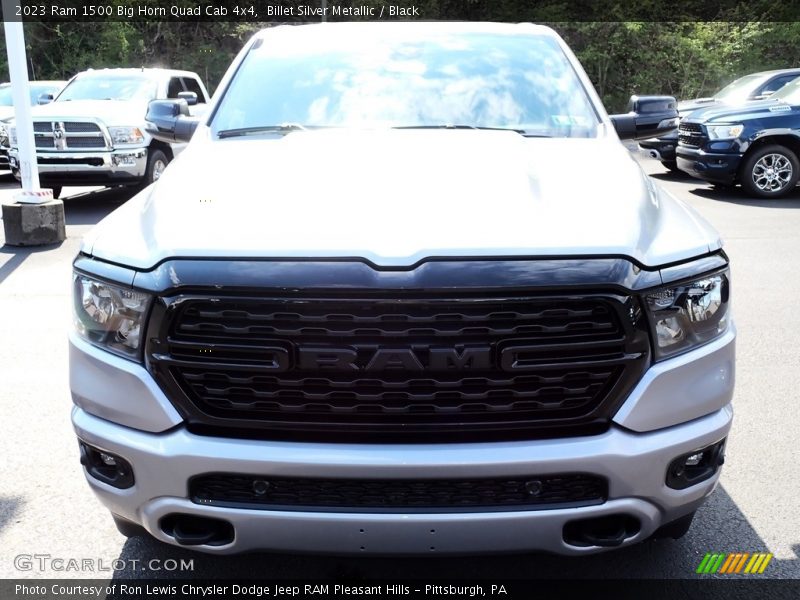 Billet Silver Metallic / Black 2023 Ram 1500 Big Horn Quad Cab 4x4