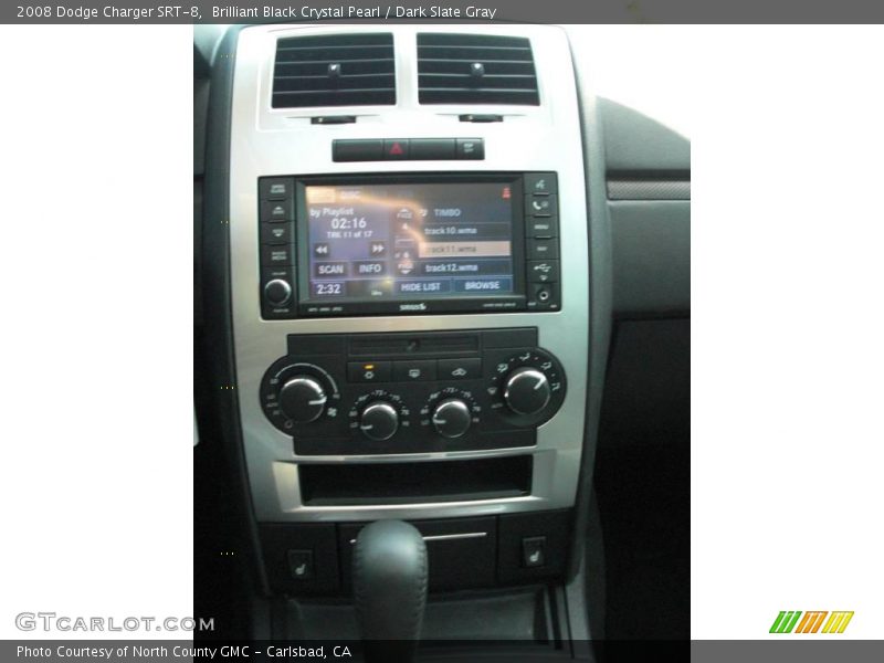 Brilliant Black Crystal Pearl / Dark Slate Gray 2008 Dodge Charger SRT-8