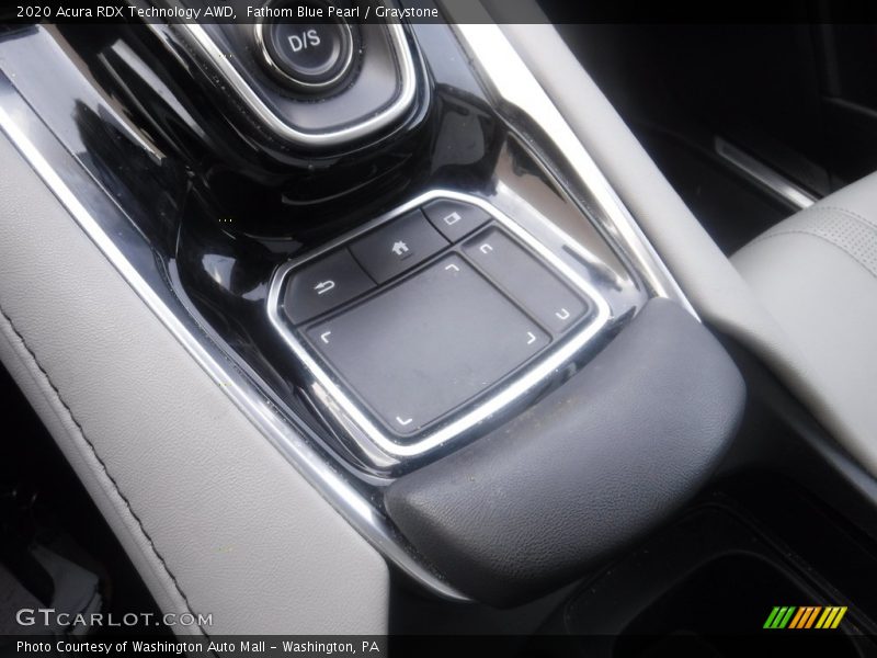 Fathom Blue Pearl / Graystone 2020 Acura RDX Technology AWD
