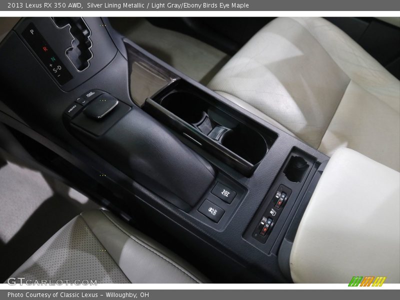 Silver Lining Metallic / Light Gray/Ebony Birds Eye Maple 2013 Lexus RX 350 AWD