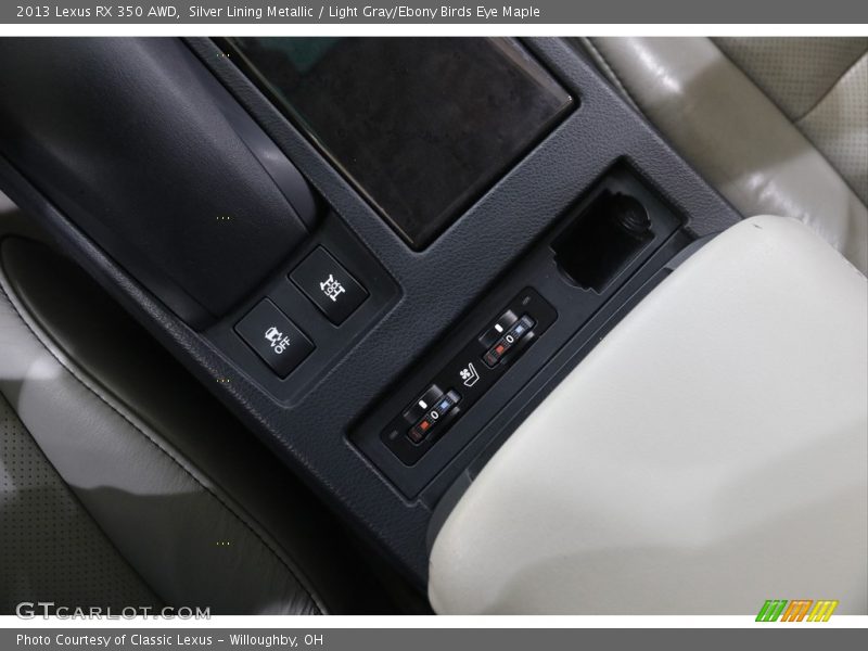 Silver Lining Metallic / Light Gray/Ebony Birds Eye Maple 2013 Lexus RX 350 AWD