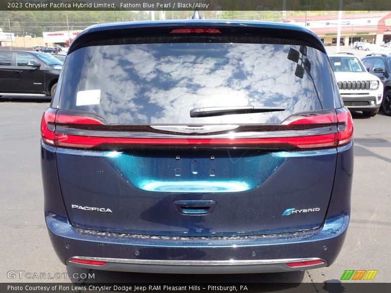 Fathom Blue Pearl / Black/Alloy 2023 Chrysler Pacifica Hybrid Limited