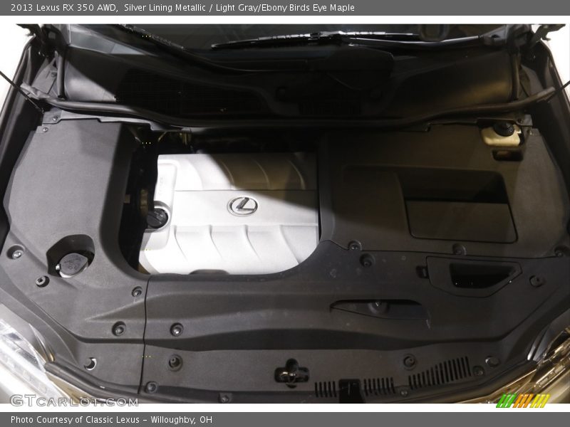Silver Lining Metallic / Light Gray/Ebony Birds Eye Maple 2013 Lexus RX 350 AWD