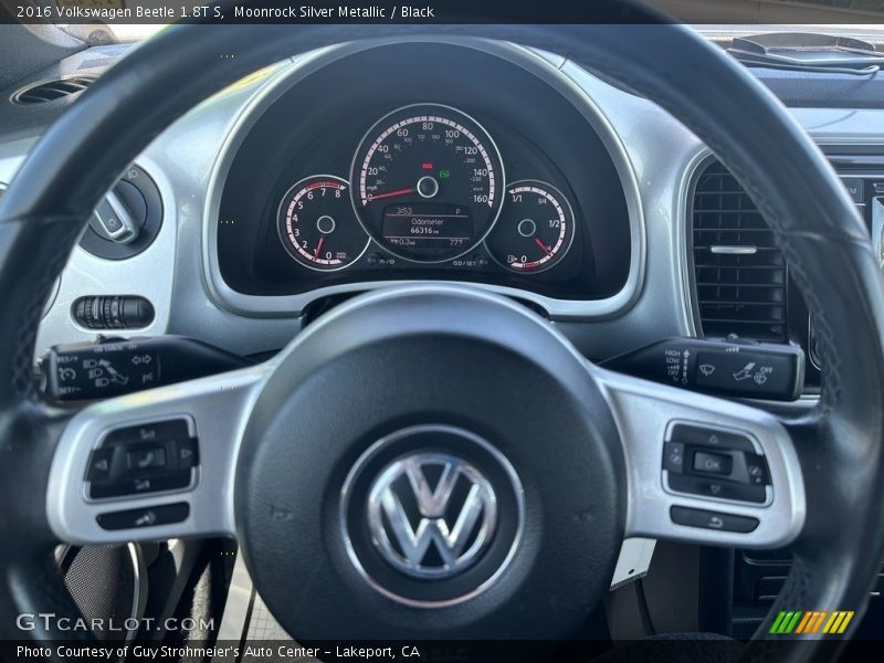 Moonrock Silver Metallic / Black 2016 Volkswagen Beetle 1.8T S