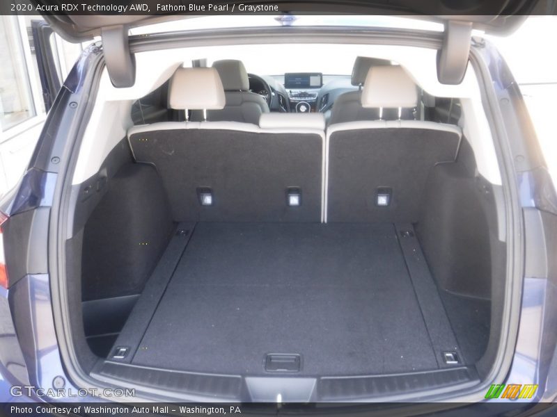 Fathom Blue Pearl / Graystone 2020 Acura RDX Technology AWD