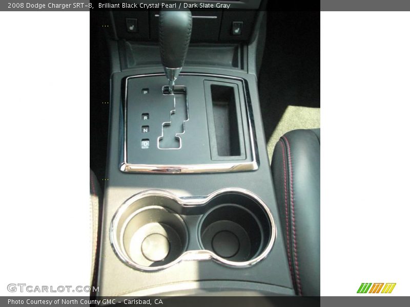Brilliant Black Crystal Pearl / Dark Slate Gray 2008 Dodge Charger SRT-8