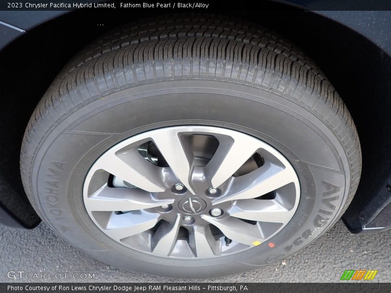 Fathom Blue Pearl / Black/Alloy 2023 Chrysler Pacifica Hybrid Limited