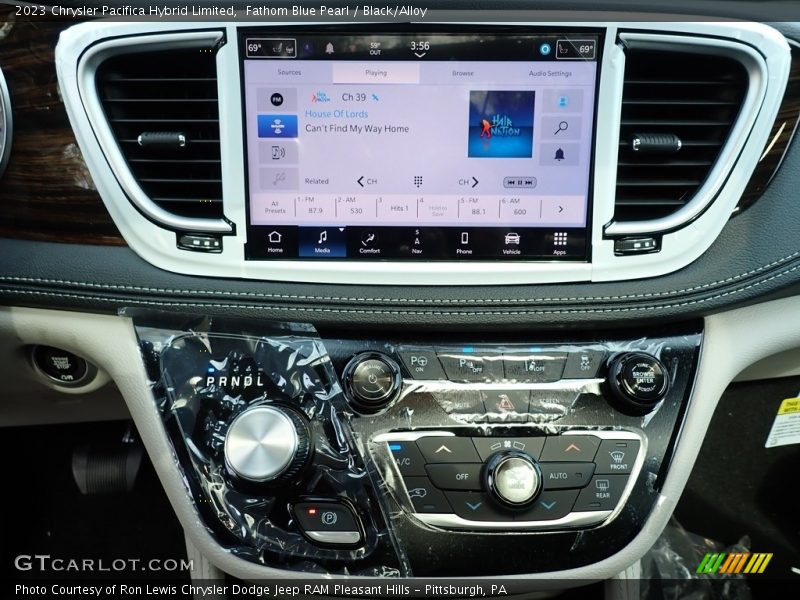 Fathom Blue Pearl / Black/Alloy 2023 Chrysler Pacifica Hybrid Limited