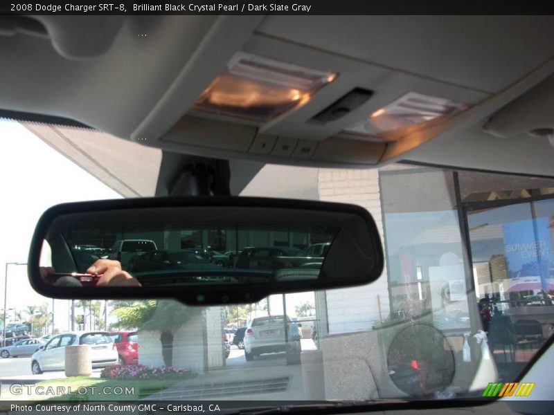 Brilliant Black Crystal Pearl / Dark Slate Gray 2008 Dodge Charger SRT-8
