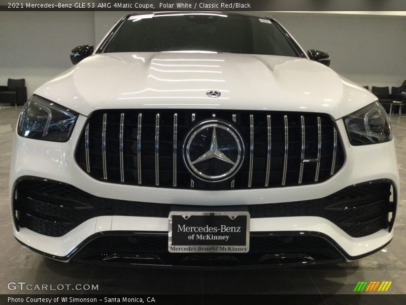 Polar White / Classic Red/Black 2021 Mercedes-Benz GLE 53 AMG 4Matic Coupe
