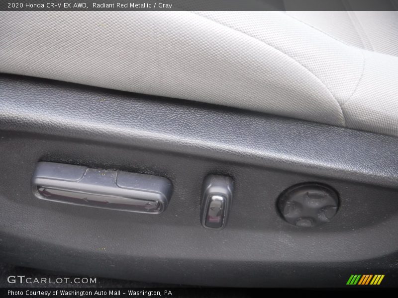 Radiant Red Metallic / Gray 2020 Honda CR-V EX AWD
