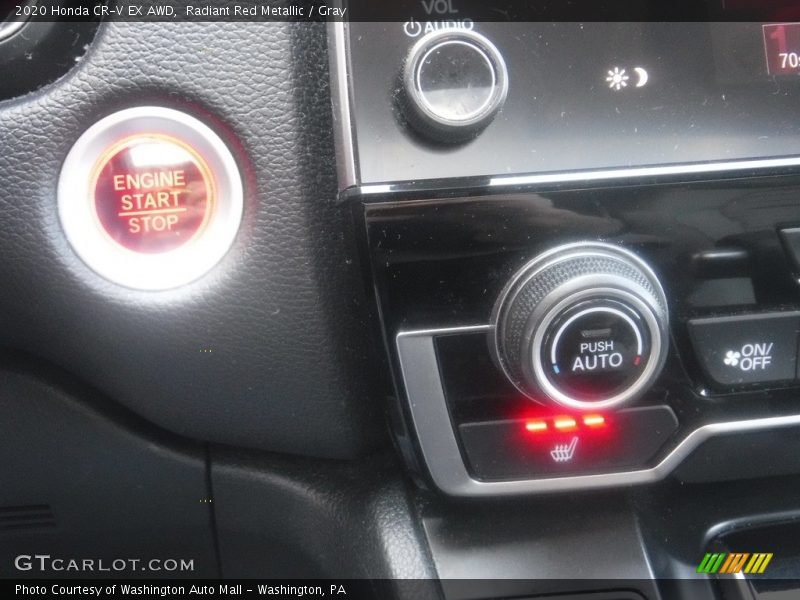 Radiant Red Metallic / Gray 2020 Honda CR-V EX AWD
