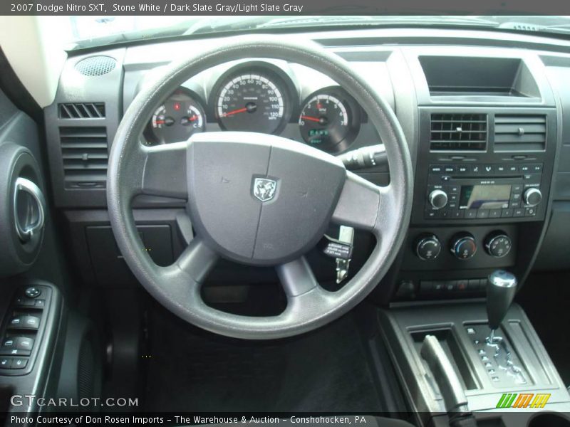 Stone White / Dark Slate Gray/Light Slate Gray 2007 Dodge Nitro SXT