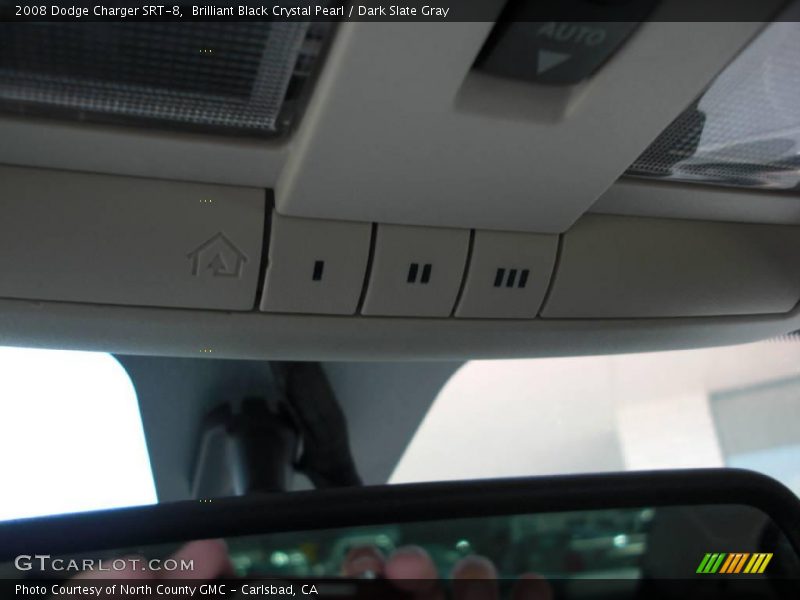 Brilliant Black Crystal Pearl / Dark Slate Gray 2008 Dodge Charger SRT-8