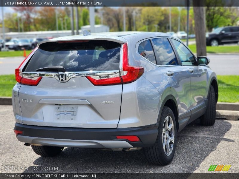 Lunar Silver Metallic / Gray 2019 Honda CR-V EX AWD