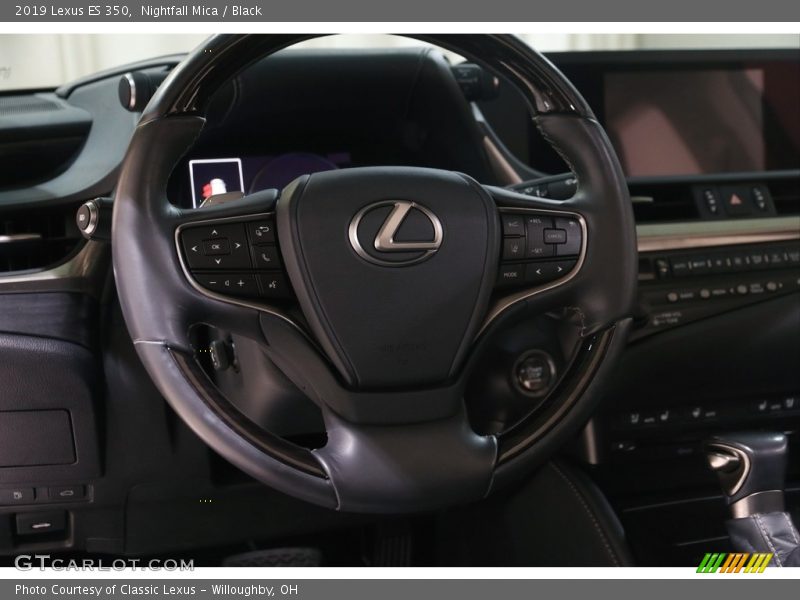 Nightfall Mica / Black 2019 Lexus ES 350