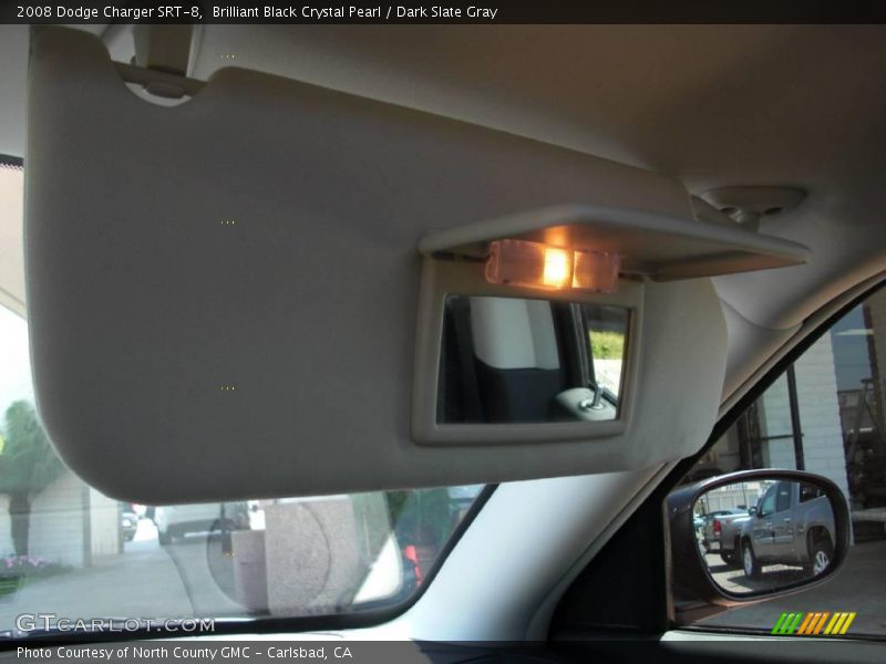 Brilliant Black Crystal Pearl / Dark Slate Gray 2008 Dodge Charger SRT-8
