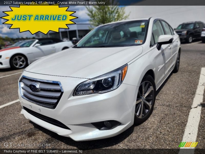 Crystal White Pearl / Warm Ivory 2017 Subaru Legacy 3.6R Limited