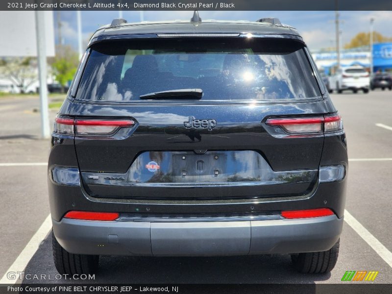Diamond Black Crystal Pearl / Black 2021 Jeep Grand Cherokee L Altitude 4x4