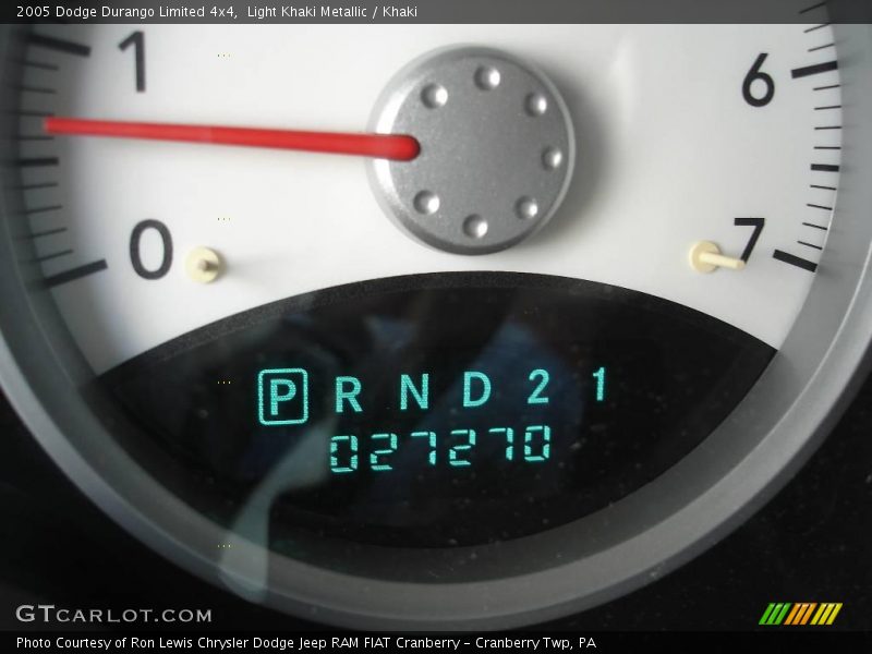 Light Khaki Metallic / Khaki 2005 Dodge Durango Limited 4x4