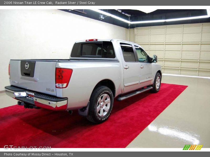 Radiant Silver / Steel Gray 2006 Nissan Titan LE Crew Cab