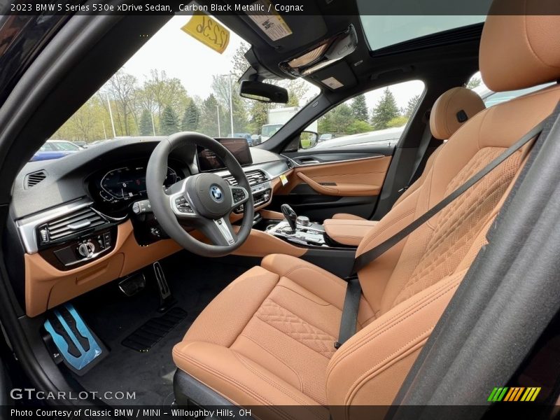  2023 5 Series 530e xDrive Sedan Cognac Interior
