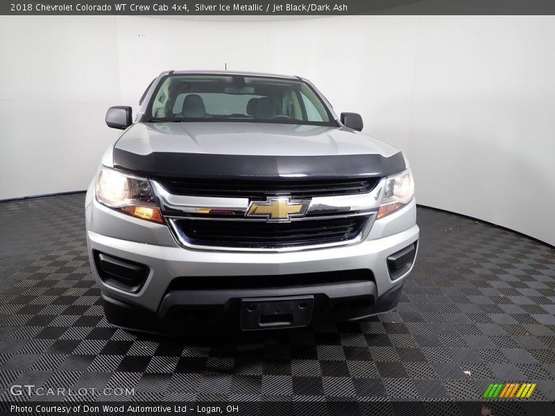 Silver Ice Metallic / Jet Black/Dark Ash 2018 Chevrolet Colorado WT Crew Cab 4x4