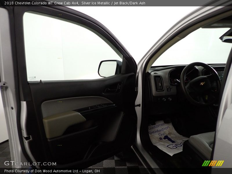 Silver Ice Metallic / Jet Black/Dark Ash 2018 Chevrolet Colorado WT Crew Cab 4x4