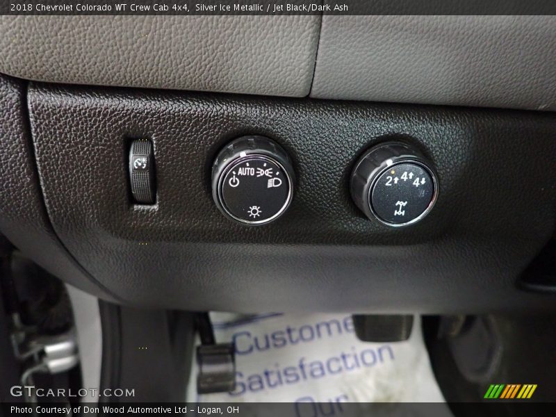 Silver Ice Metallic / Jet Black/Dark Ash 2018 Chevrolet Colorado WT Crew Cab 4x4