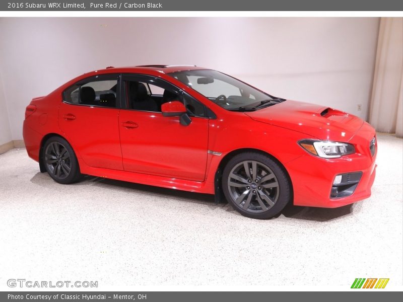  2016 WRX Limited Pure Red