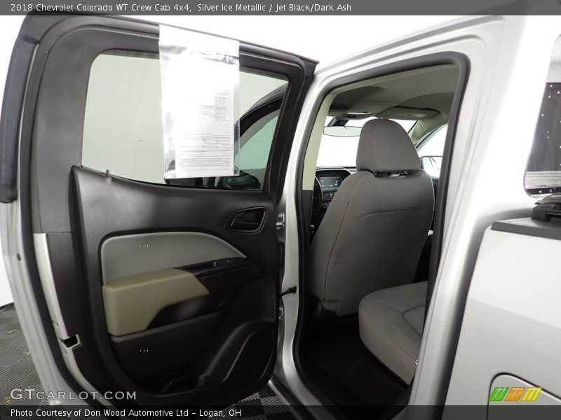 Silver Ice Metallic / Jet Black/Dark Ash 2018 Chevrolet Colorado WT Crew Cab 4x4