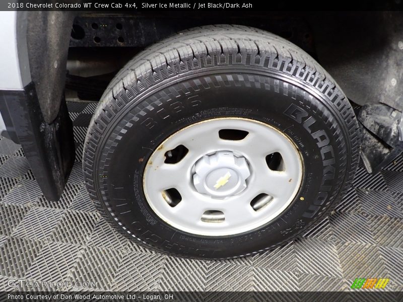 Silver Ice Metallic / Jet Black/Dark Ash 2018 Chevrolet Colorado WT Crew Cab 4x4