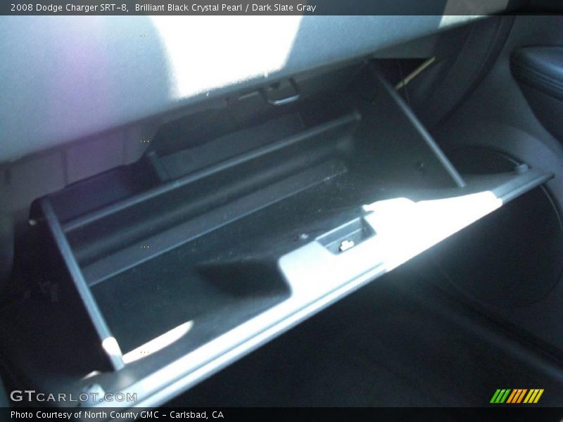 Brilliant Black Crystal Pearl / Dark Slate Gray 2008 Dodge Charger SRT-8