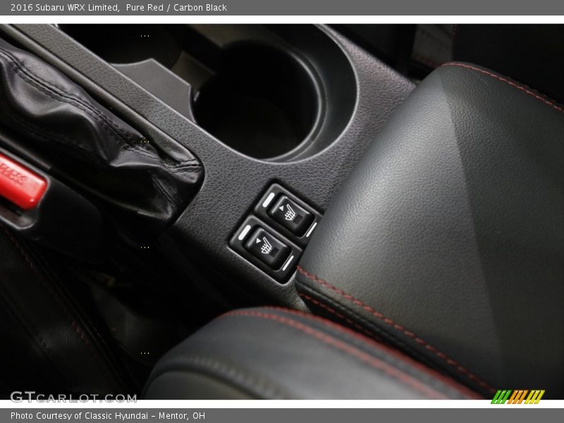 Pure Red / Carbon Black 2016 Subaru WRX Limited