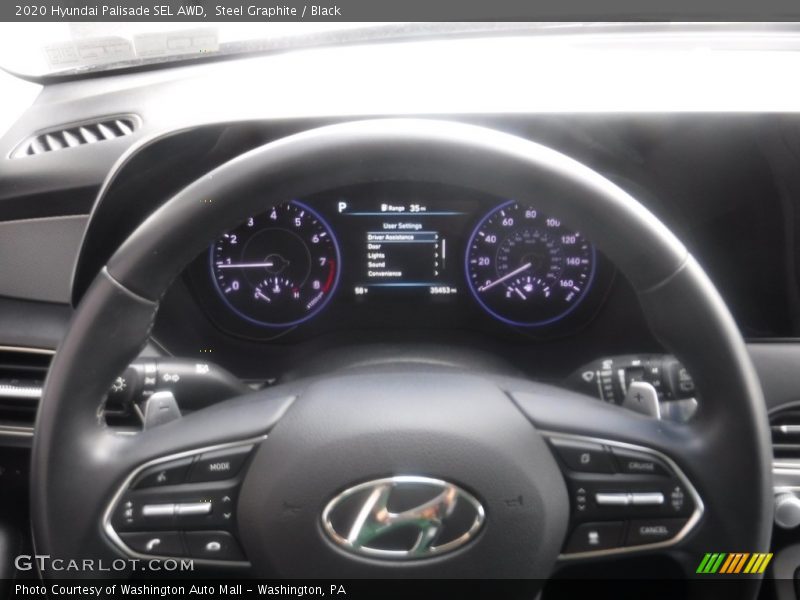 Steel Graphite / Black 2020 Hyundai Palisade SEL AWD
