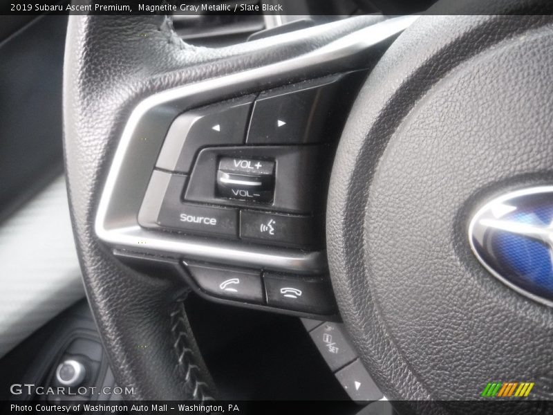 Magnetite Gray Metallic / Slate Black 2019 Subaru Ascent Premium