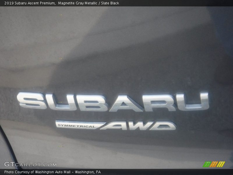 Magnetite Gray Metallic / Slate Black 2019 Subaru Ascent Premium