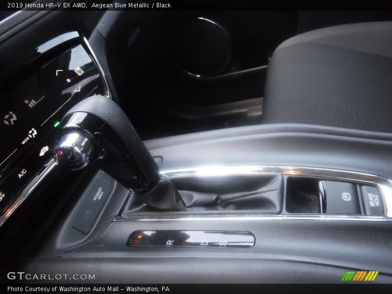 Aegean Blue Metallic / Black 2019 Honda HR-V EX AWD