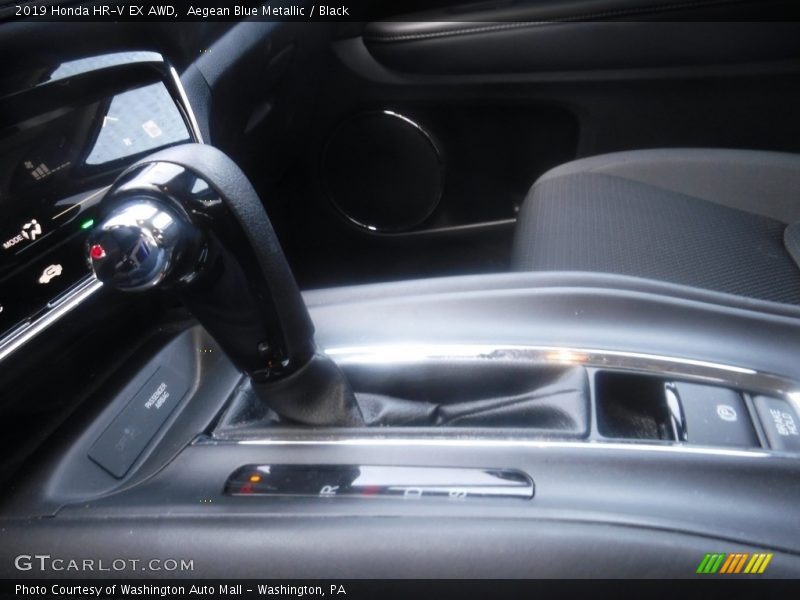 Aegean Blue Metallic / Black 2019 Honda HR-V EX AWD