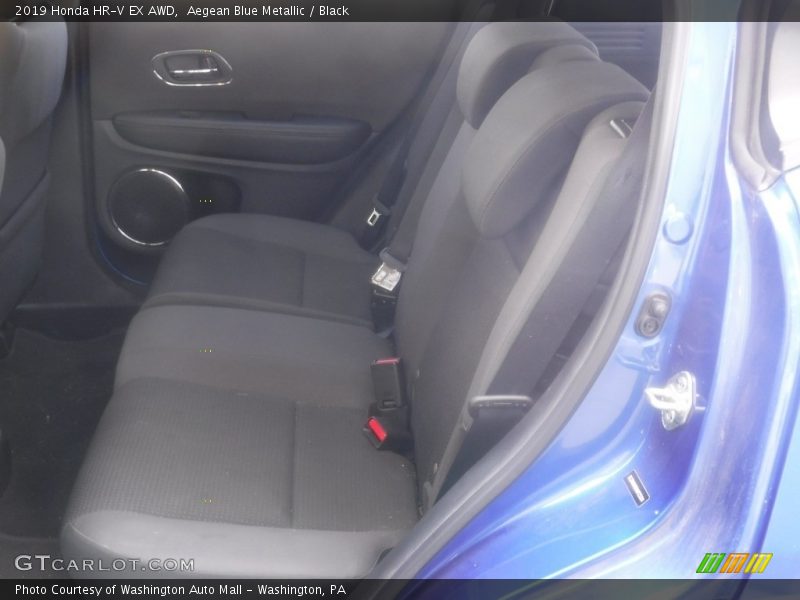 Aegean Blue Metallic / Black 2019 Honda HR-V EX AWD