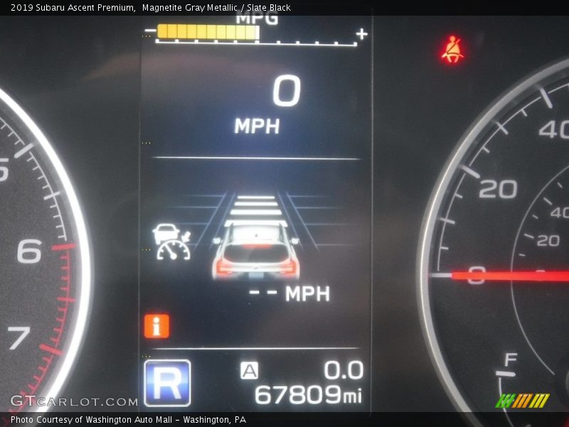 Magnetite Gray Metallic / Slate Black 2019 Subaru Ascent Premium