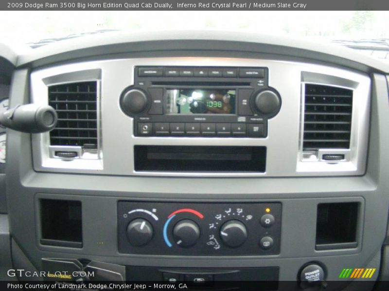 Inferno Red Crystal Pearl / Medium Slate Gray 2009 Dodge Ram 3500 Big Horn Edition Quad Cab Dually