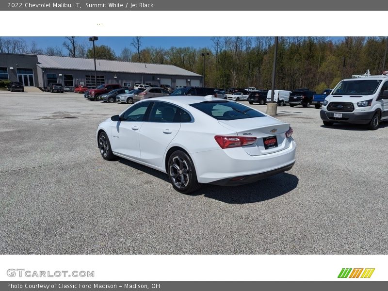 Summit White / Jet Black 2022 Chevrolet Malibu LT