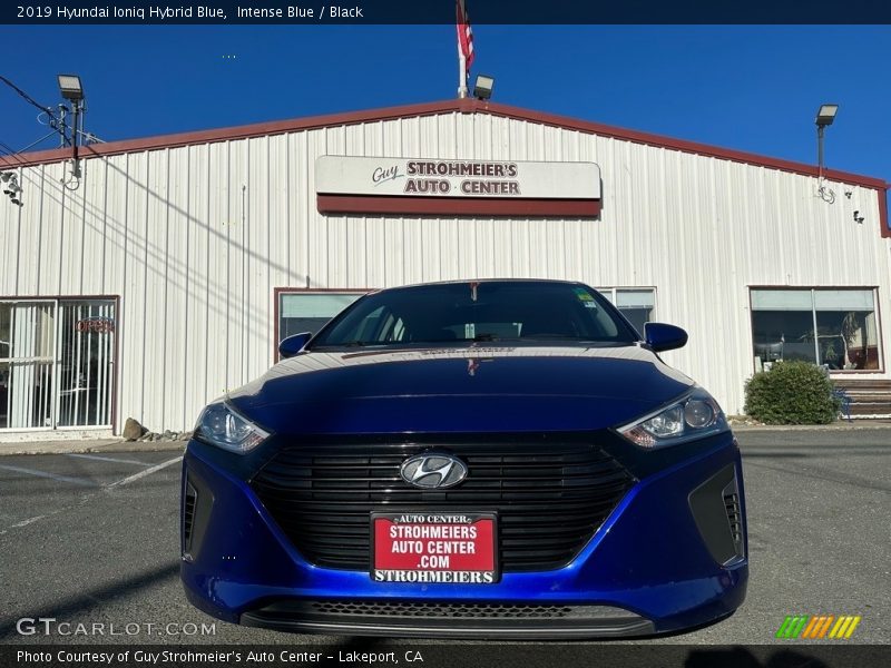 Intense Blue / Black 2019 Hyundai Ioniq Hybrid Blue