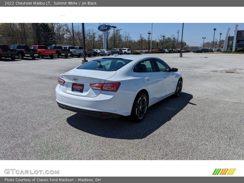 Summit White / Jet Black 2022 Chevrolet Malibu LT