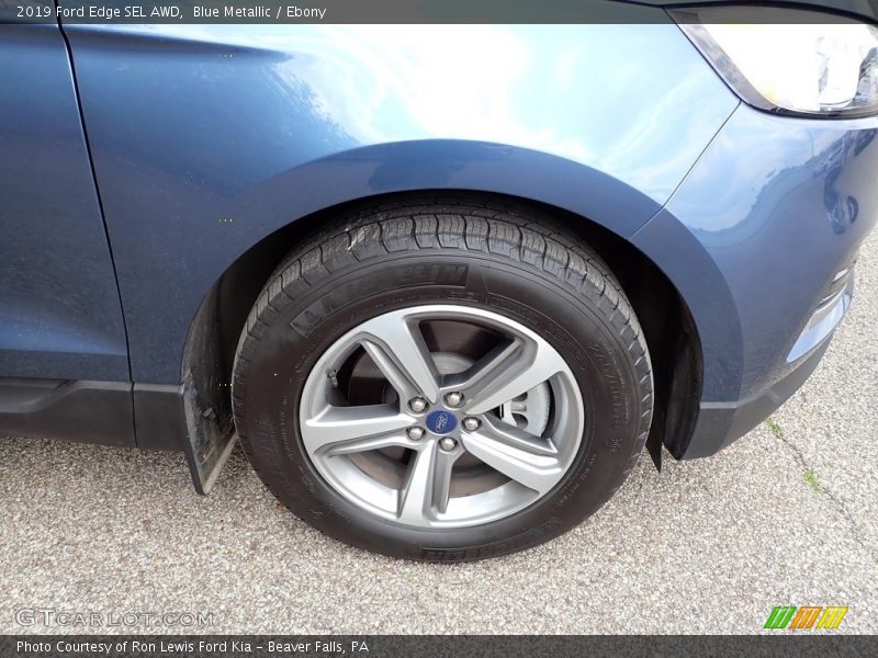 Blue Metallic / Ebony 2019 Ford Edge SEL AWD