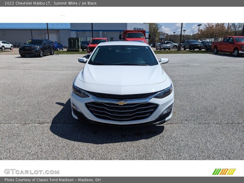Summit White / Jet Black 2022 Chevrolet Malibu LT