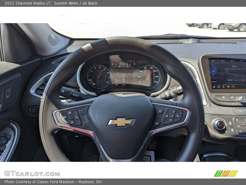 Summit White / Jet Black 2022 Chevrolet Malibu LT