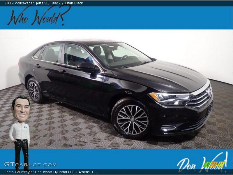 Black / Titan Black 2019 Volkswagen Jetta SE